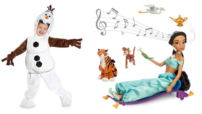 Olaf Costume and Jasmine Doll