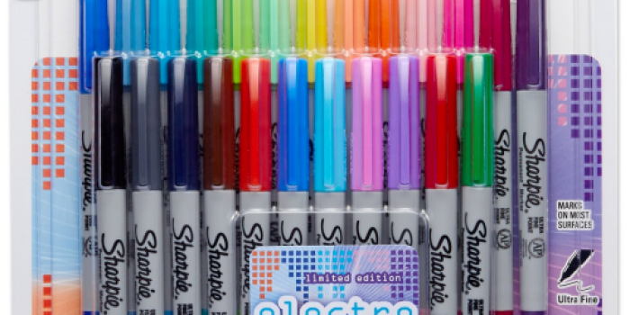 Staples: Sharpie Ultra Fine Permanent Markers 24-Pack Only $10 OR 12-Pack Fine Markers Just $6