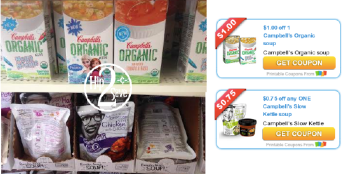 Dollar Tree: Possibly Free Campbell’s Organic Soup AND 25¢ Campbell’s GO Soup