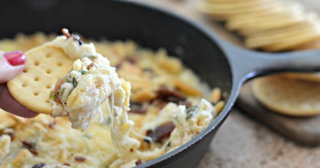 swiss cheese bacon dip