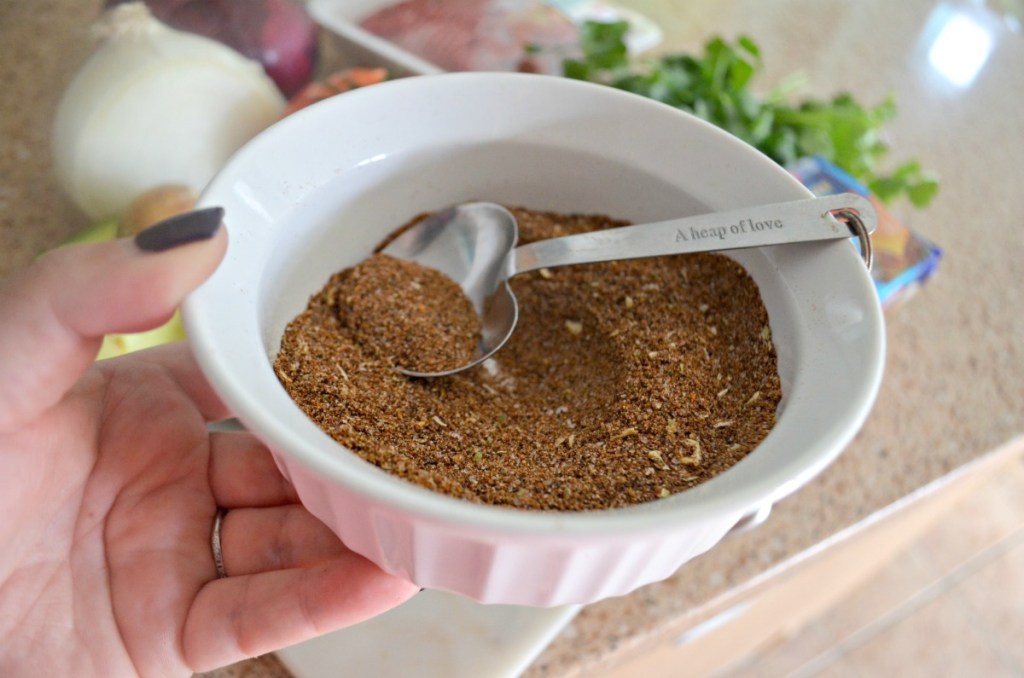 bowl of taco seasoning