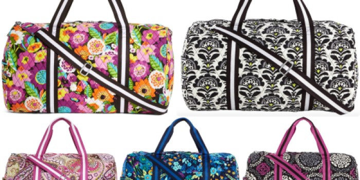 Vera Bradley Round Duffel Travel Bag ONLY $29.99 Shipped (Reg. $96) – Fantastic Reviews