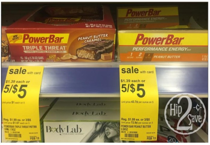 PowerBars at Walgreens