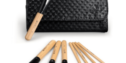 Amazon: USpicy 8-Piece Cosmetics Brush Kit w/ Travel Pouch Only $15.99 (Reg. $39.99)