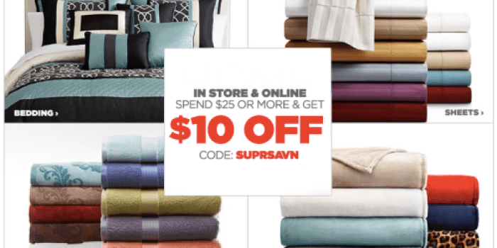 JCPenney: $10 Off $25 Coupon & 15% Off Coupon (Both Valid In-Store or Online)