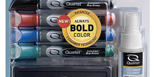 Staples: Quartet EnduraGlide Dry-Erase Starter Set ONLY $2.99 Shipped (Regularly $11.99)