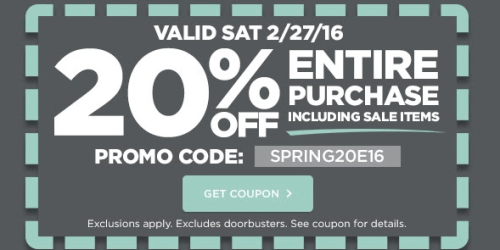 Michaels: 20% Off Your Entire Purchase (Including Sale Items) – Today Only