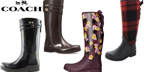 Bon-Ton.online: Select COACH Rain Boots Starting at $41.99 Shipped (Regularly Up to $168)