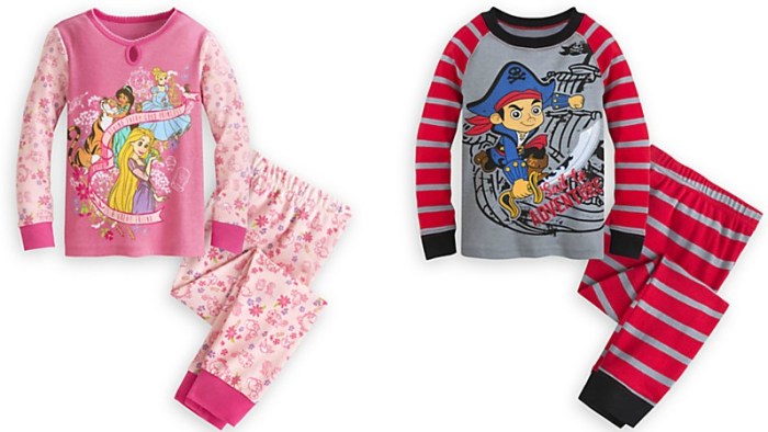 Disney PJ sets