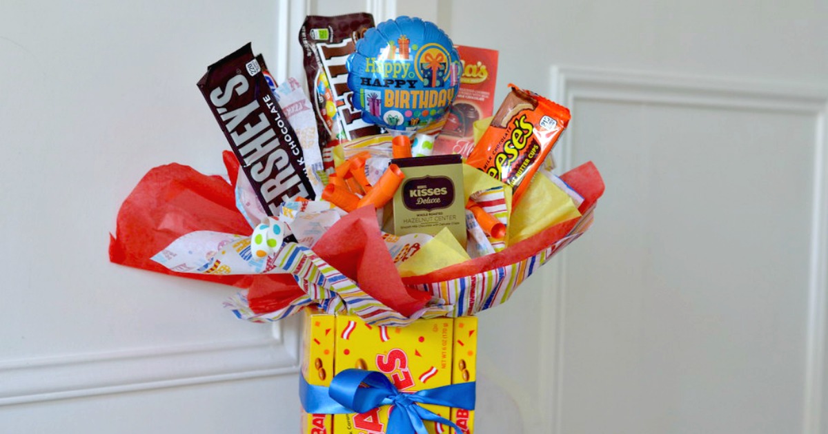 diy candy bouquet