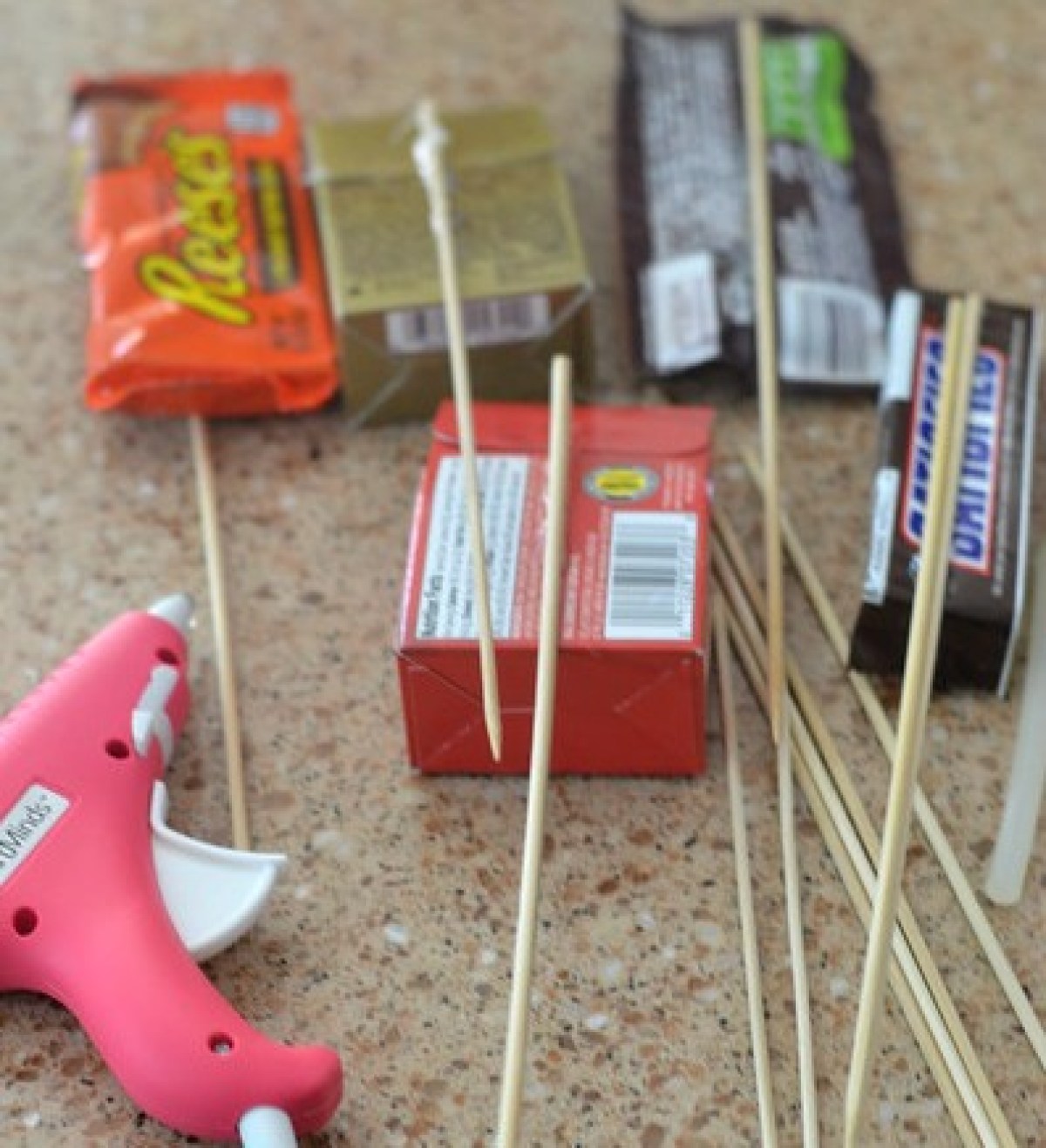 diy candy bouquet