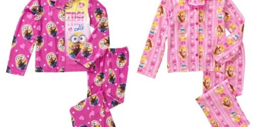 Walmart.online: Girls’ Licensed Character 2-Piece Pajama Sets Only $4 (Regularly $11.97)