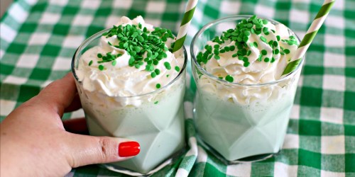 Easy Mint Shamrock Shake