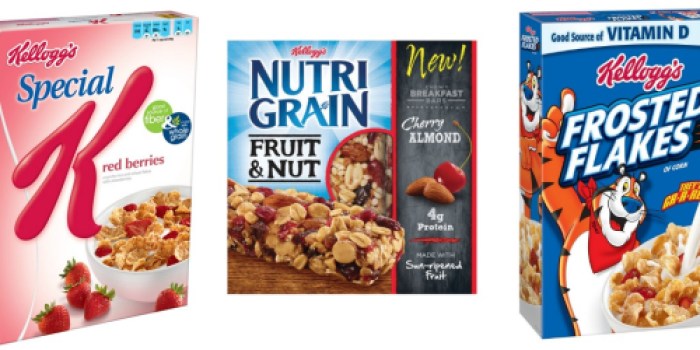 Three New Kellogg’s Coupons = Kellogg’s Special K Cereal Just $1.49 at CVS