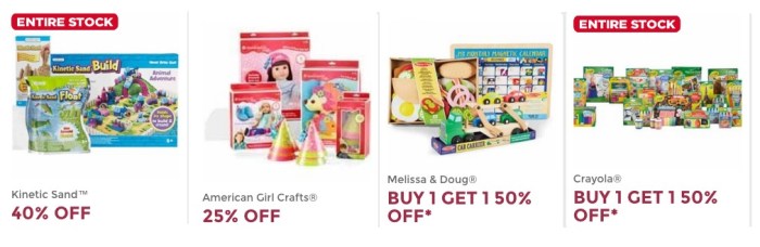 Michael's Craft Store Sales 3-20