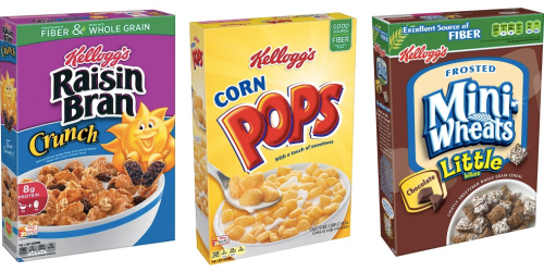 Target.online: Kellogg’s Cereal Only $1.50 Each (After Gift Card)