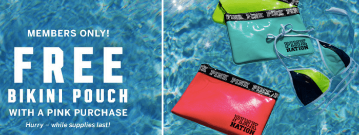 Free Victoria's Secret Bikini Pouch