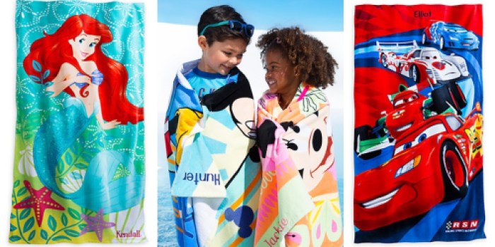 Disney Store: Personalized Beach Towels Only $11 (Regularly $22.94)