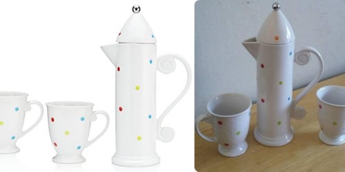 Amazon: Francois et Mimi Ceramic Polka Dot French Press + 2 Mugs Only $29.95 (Reg. $49.95)