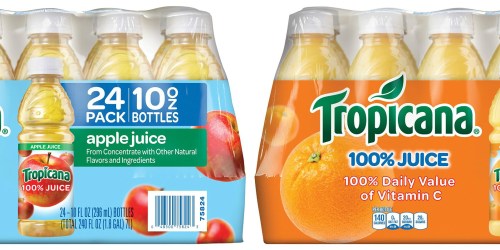 Amazon Prime Members: 24-Pack Tropicana Apple Juice 10oz Bottles $13 Shipped