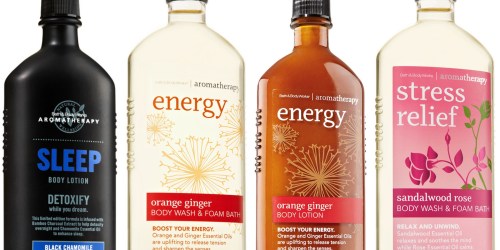 Bath & Body Works: Aromatherapy Products Just $4.33 Each Shipped (Today Only)