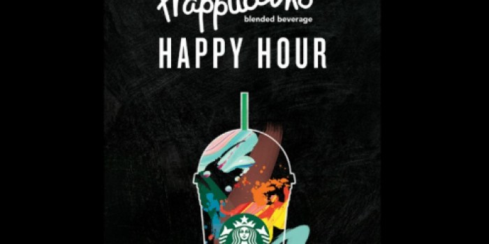 Starbucks Rewards Members: Half Off Any Frappuccino Blended Beverage (Select Dates)