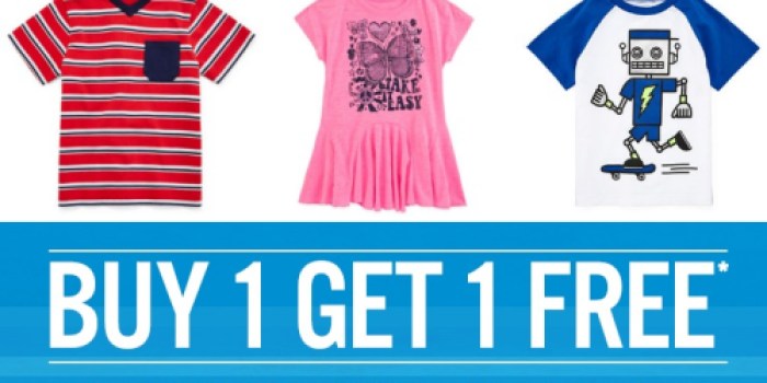 JCPenney: Buy 1 Get 1 Free Kids Tees and Graphic Tees = Boys Tees Only $4.25 Each