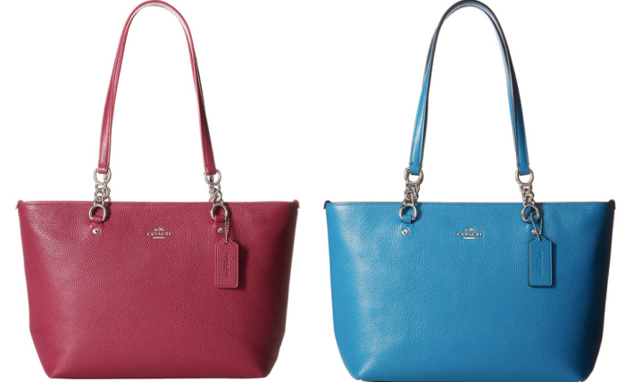 COACH Pebbled Small Sophia Tote