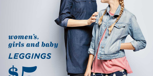 Old Navy: *HOT* 10 Pairs of Leggings ONLY $35 (In-Store) + $50 Old Navy Gift Card Only $40