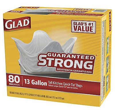 Glad Trash bags