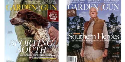 FREE 2-Year Subscription to Garden & Gun Magazine