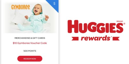 Huggies Rewards: $10 Gymboree Voucher Only 500 Points (+ FREE Shipping on Gymboree.online)