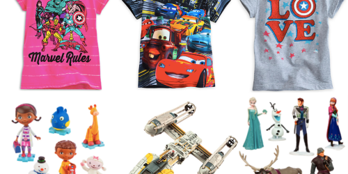 Disney Store: $5 Select Tees, Plush & More