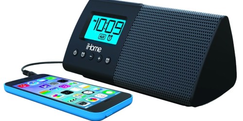 Target Clearance: iHome Portable Alarm Clock Speaker System Possibly ONLY $8.98