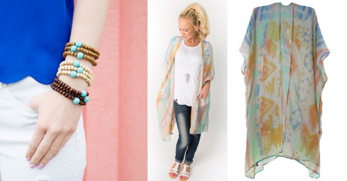 Cents of Style Kimono and Bracelet 