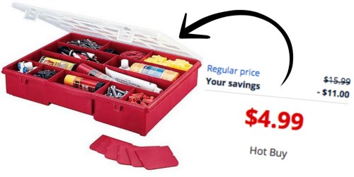 Sears.online: Stack-On onlinepartment Storage Box ONLY $4.99 (Reg. $15.99)