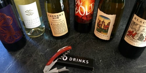 6 Bottles of Wine AND Wooden-Handled Corkscrew ONLY $35.94 Shipped