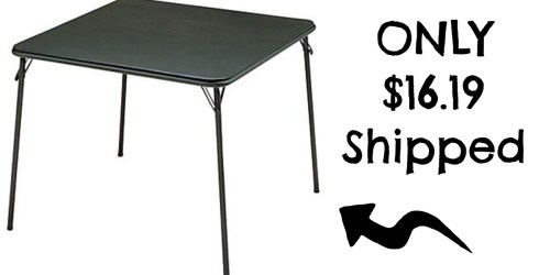 Staples: Folding Card Table $16.19 Shipped (Regularly $26.99)