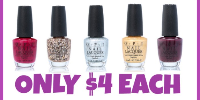 OPI Nail Polish Only $4 (Regularly $9)