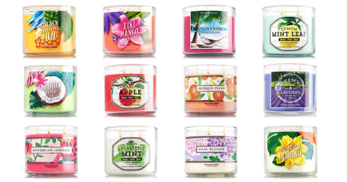 Bath Body Candles