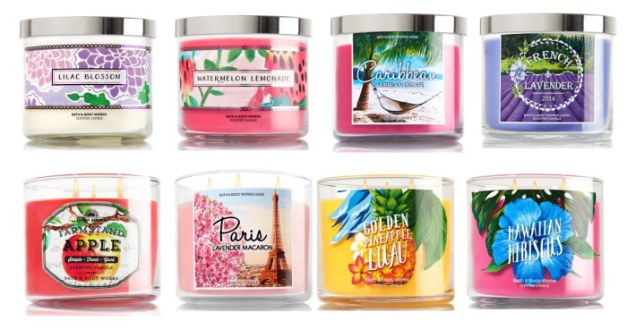 Bath & Body Candles