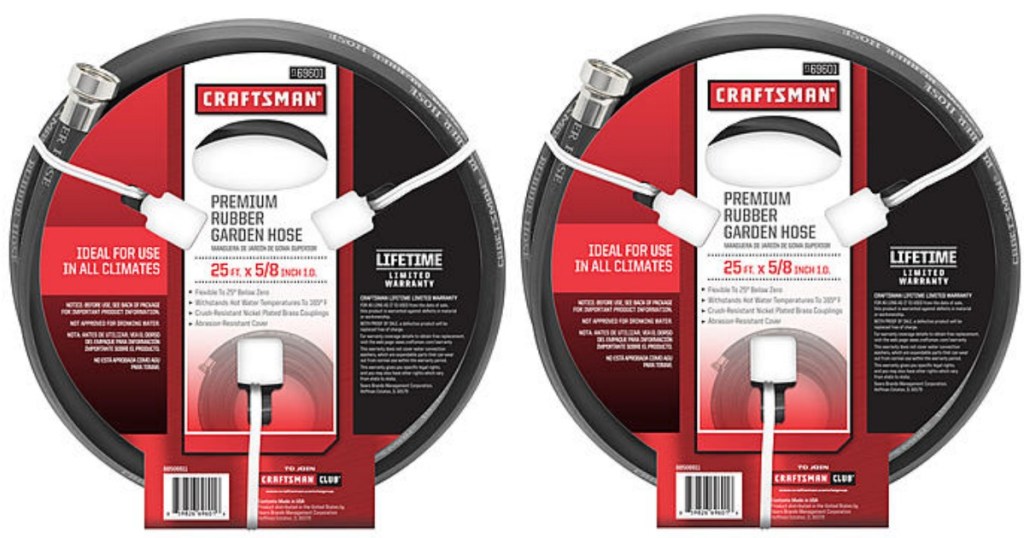 Craftsman 25 Foot Heavy Duty Garden Hose