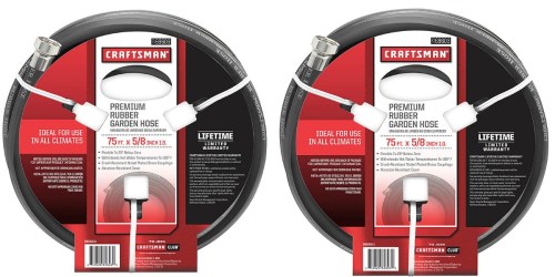 Sears: Craftsman 75 Foot Premium Garden Hose Only $24.99 (Regularly $48.99)