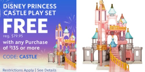 Disney Store: FREE Disney Princess Castle Play Set ($79.95 Value) with $135 Purchase + More