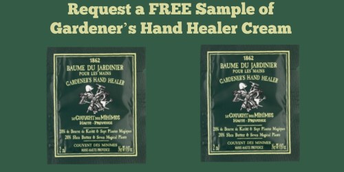 Request a FREE Gardener’s Hand Healer Cream Sample (Available to First 20,000)