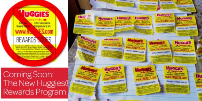 Don’t Forget! Huggies Rewards Members MUST Submit Codes By Tonight at 11:59PM CST