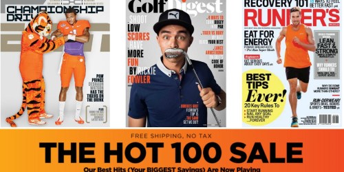 Weekend Magazine Sale (Save On ESPN, Rachel Ray, HGTV, American Girl & More)