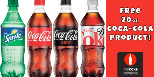 My Coke Rewards: FREE 20oz Coca-Cola When You Add My Coke Rewards to Mobile Wallet