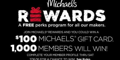 Michaels: NEW Rewards Program (Exclusive Offers, Receipt-Free Returns, Birthday Coupon & More)