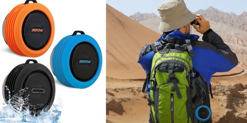 Amazon: MPOW Waterproof Wireless Bluetooth Speaker Only $14.99 (Regularly $19.99)